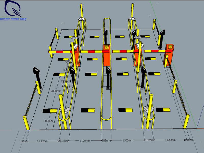 barrier tự động tại Quận 1